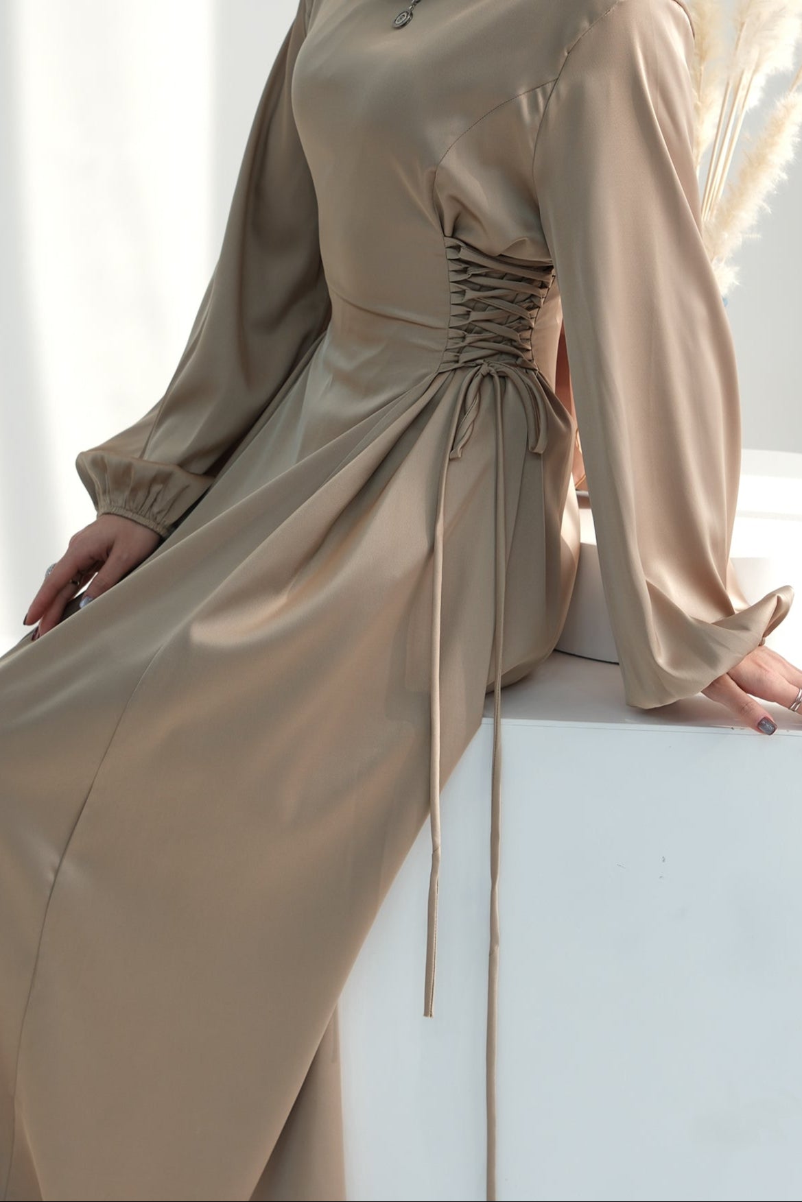 Ayah Satin Dress
