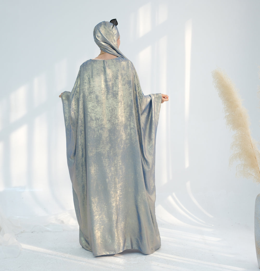 Luxury Butterfly Abaya - Red - Nour Modesty