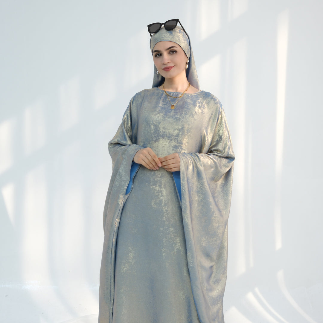 Luxury Butterfly Abaya - Red - Nour Modesty