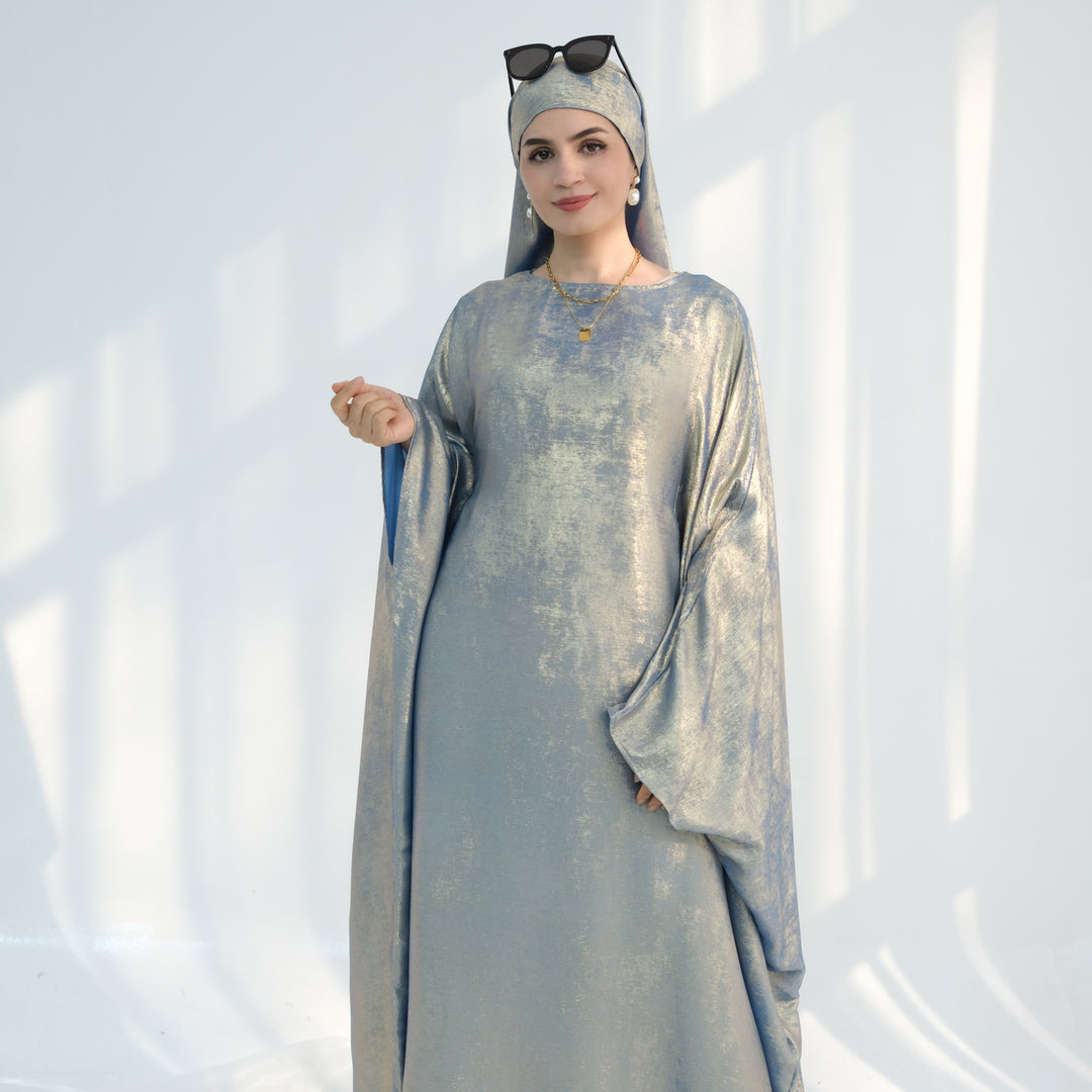 Luxury Butterfly Abaya - Red - Nour Modesty