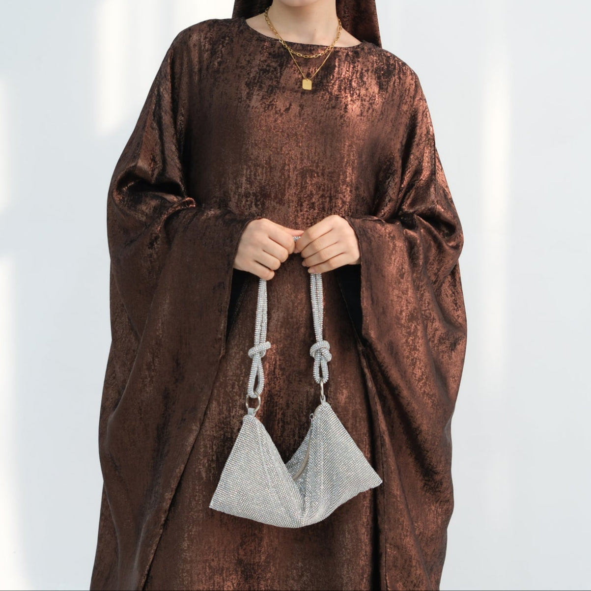 Luxury Butterfly Abaya - Red - Nour Modesty