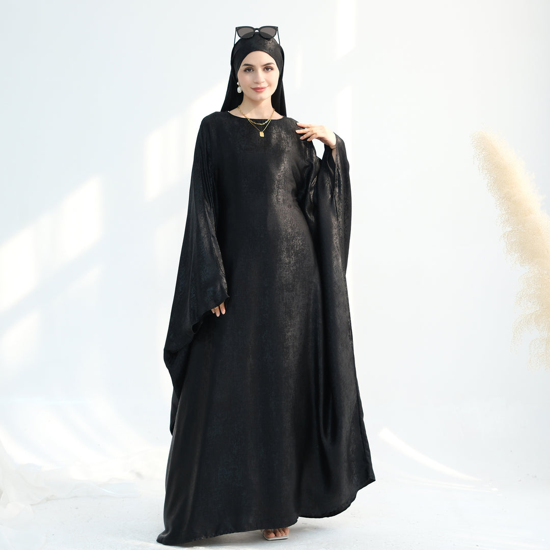 Luxury Butterfly Abaya - Red - Nour Modesty