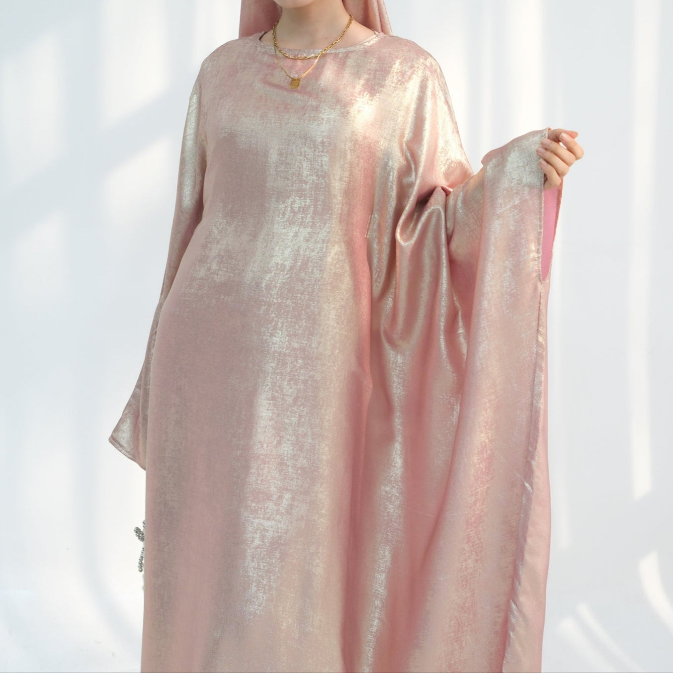 Luxury Butterfly Abaya - Red - Nour Modesty