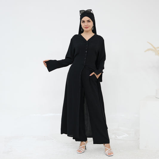 Hana Modest Shirt + Pants Set - Nour Modesty
