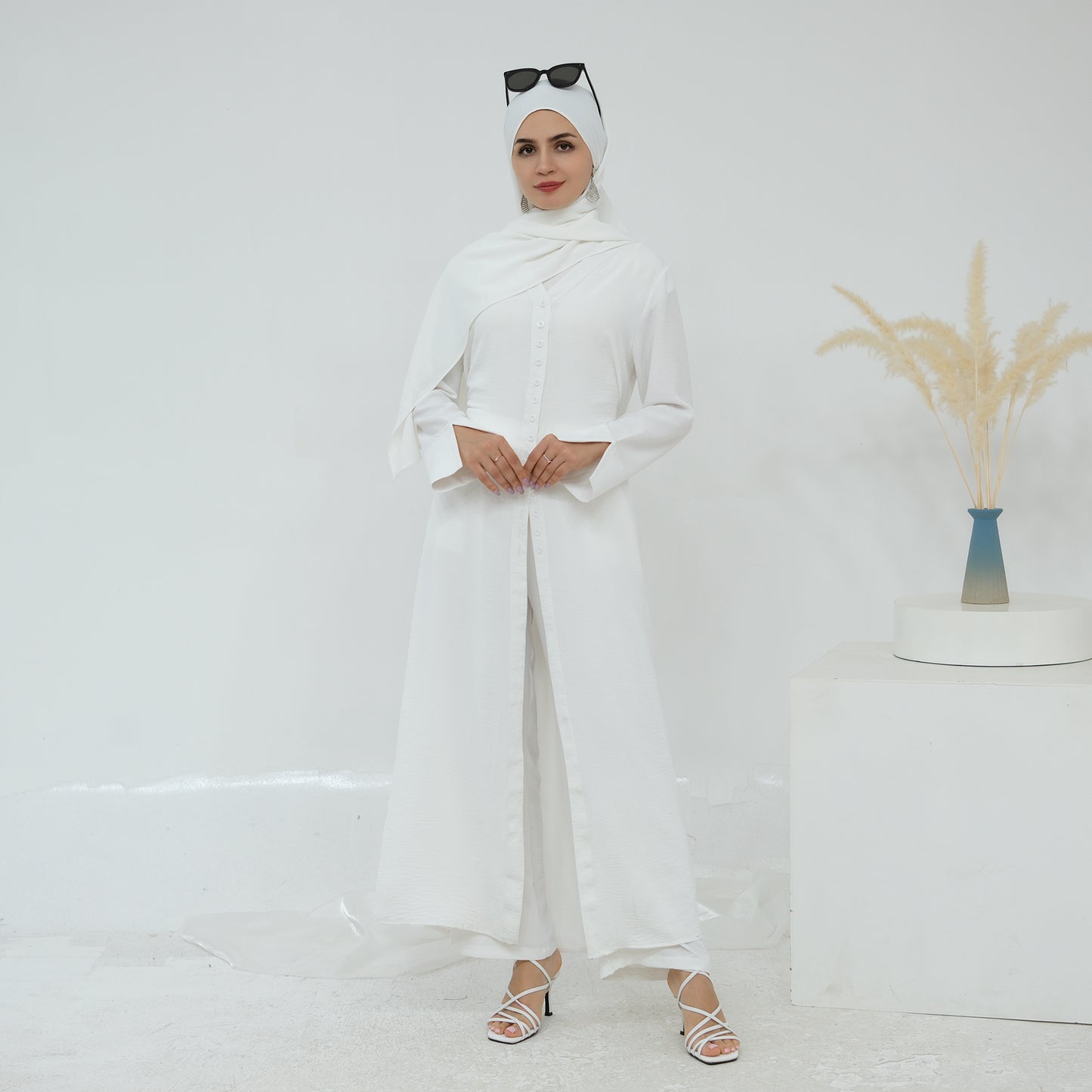 Hana Modest Shirt + Pants Set - Nour Modesty