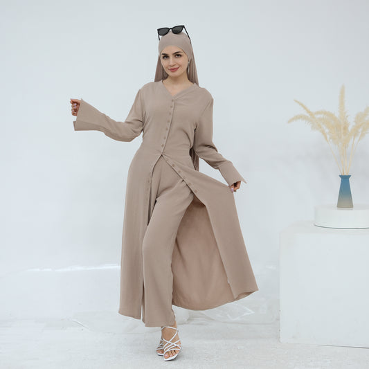 Hana Modest Shirt + Pants Set - Nour Modesty