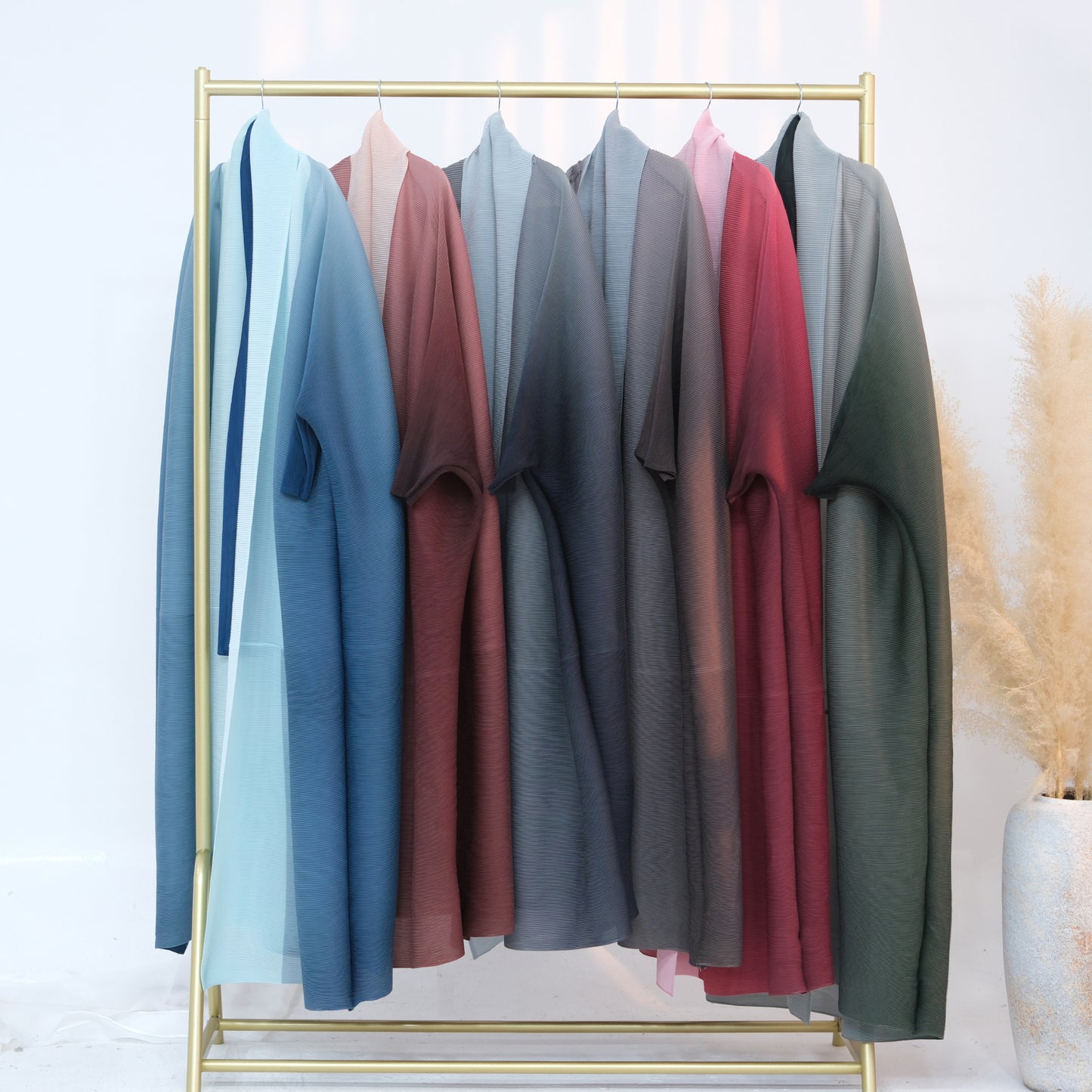 Ombre Pleated Abaya