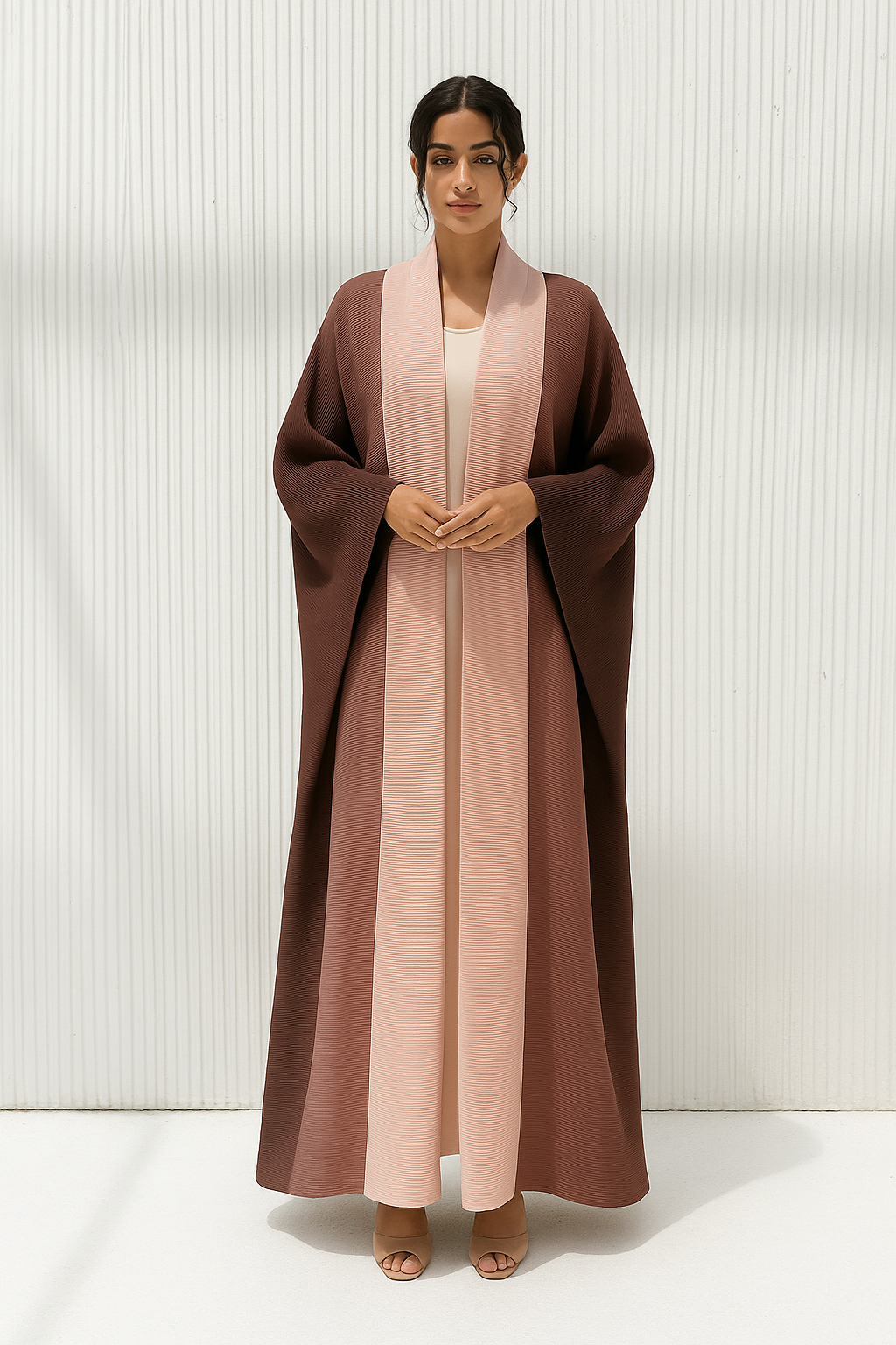 Ombre Pleated Abaya