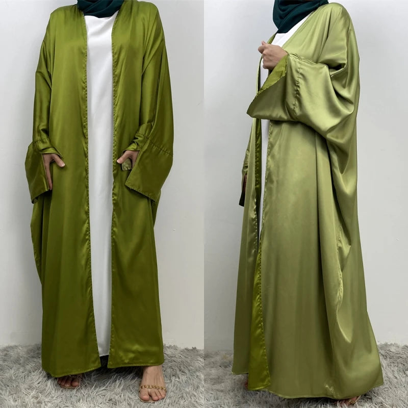 Reversible Satin Abaya - Nour Modesty