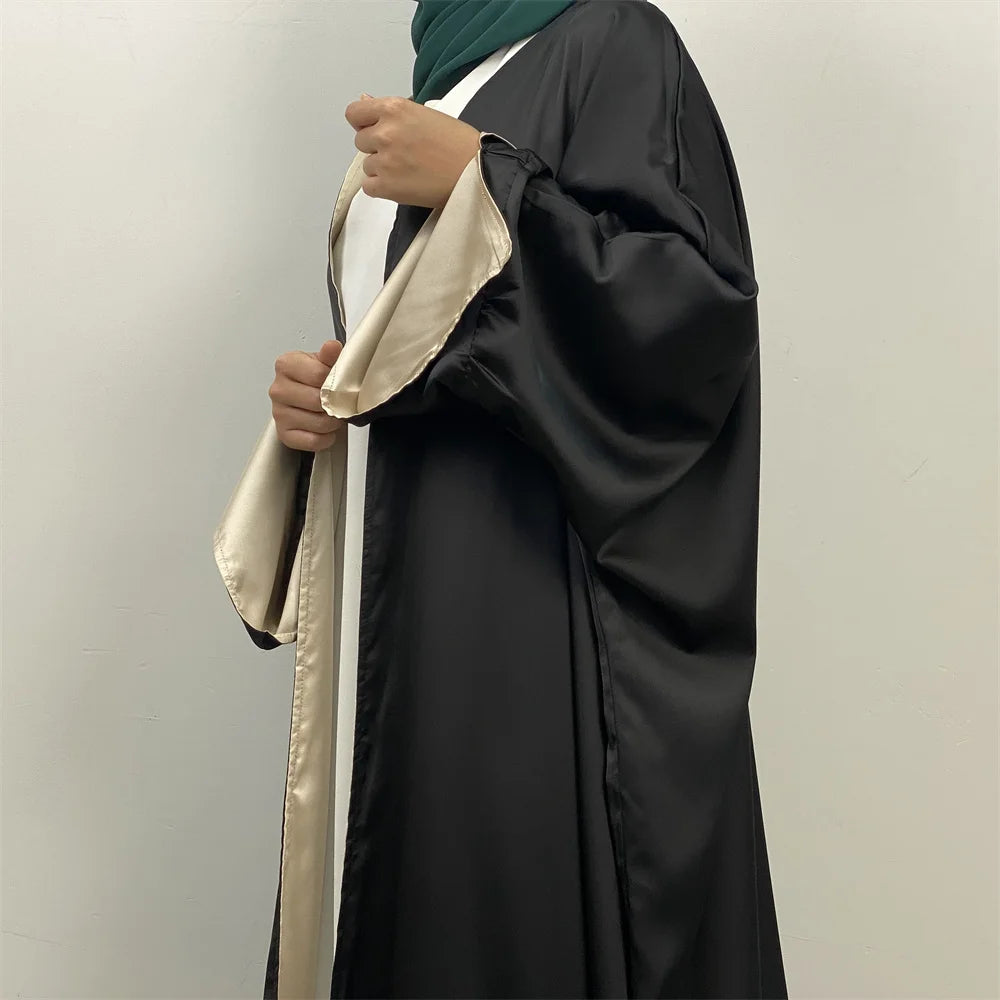 Reversible Satin Abaya - Nour Modesty