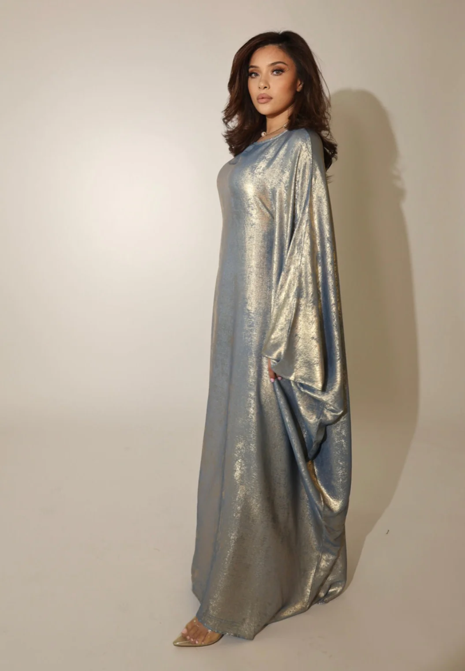 Luxury Butterfly Abaya Green - Nour Modesty