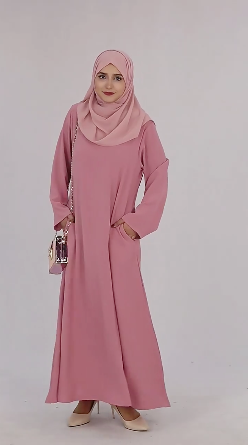 Abaya Inner Slip Dress - Army Green - Nour Modesty