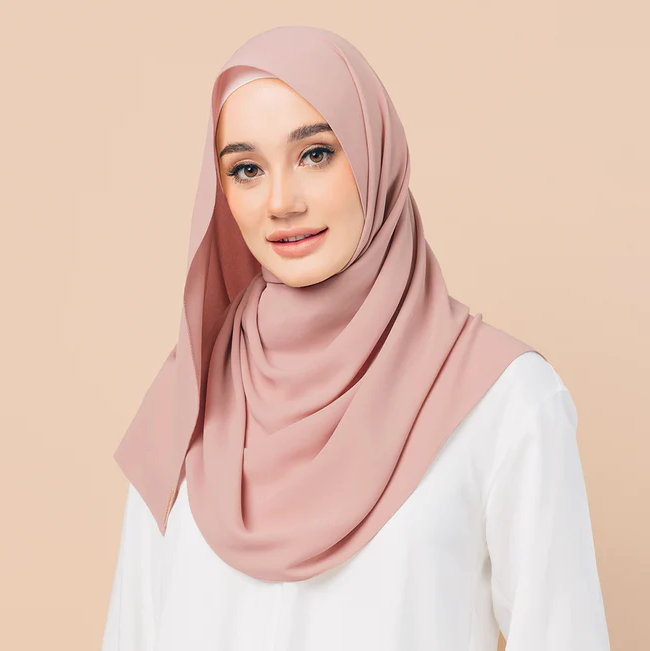 Chiffon Georgette Hijab - Sage Green - Nour Modesty