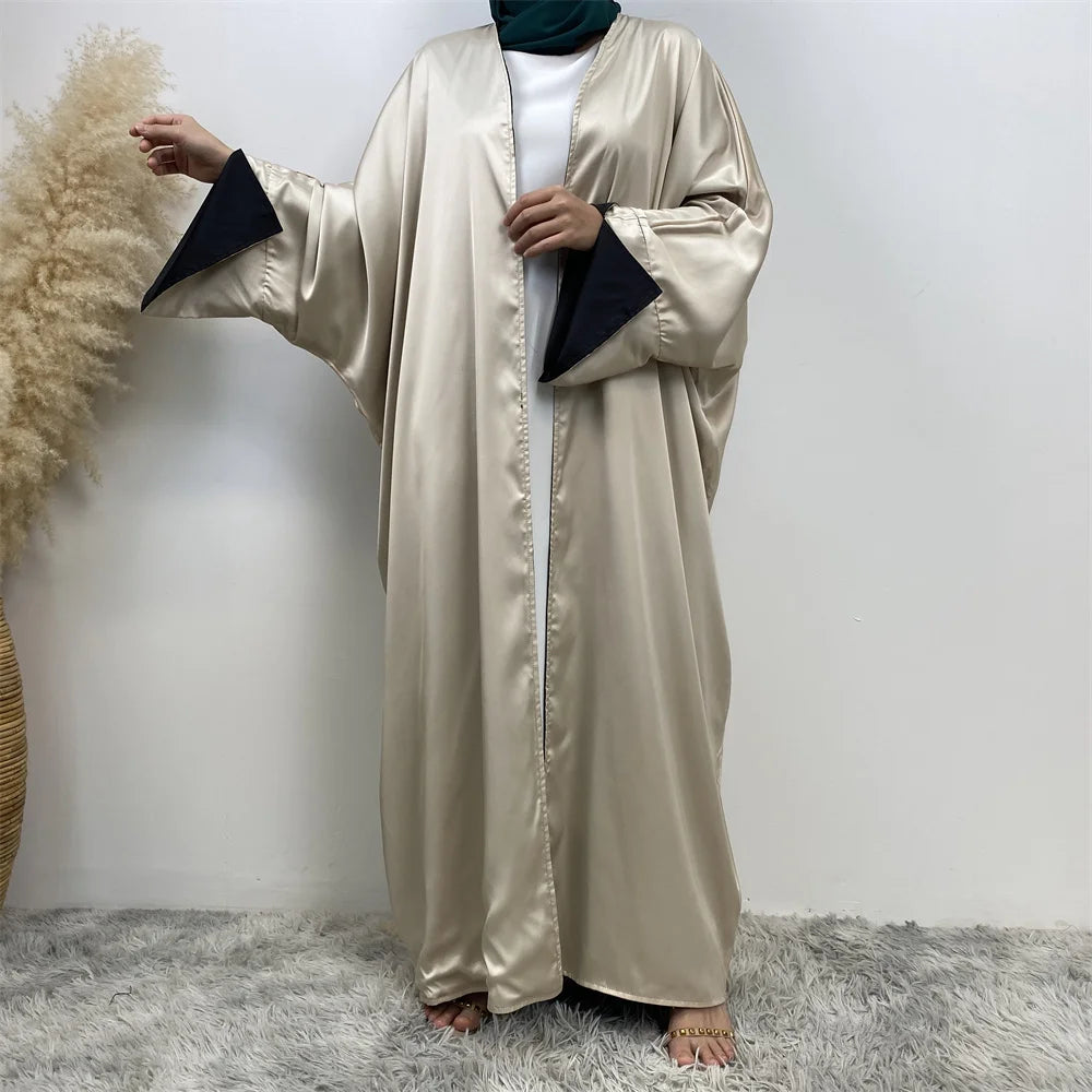 Reversible Satin Abaya - Nour Modesty