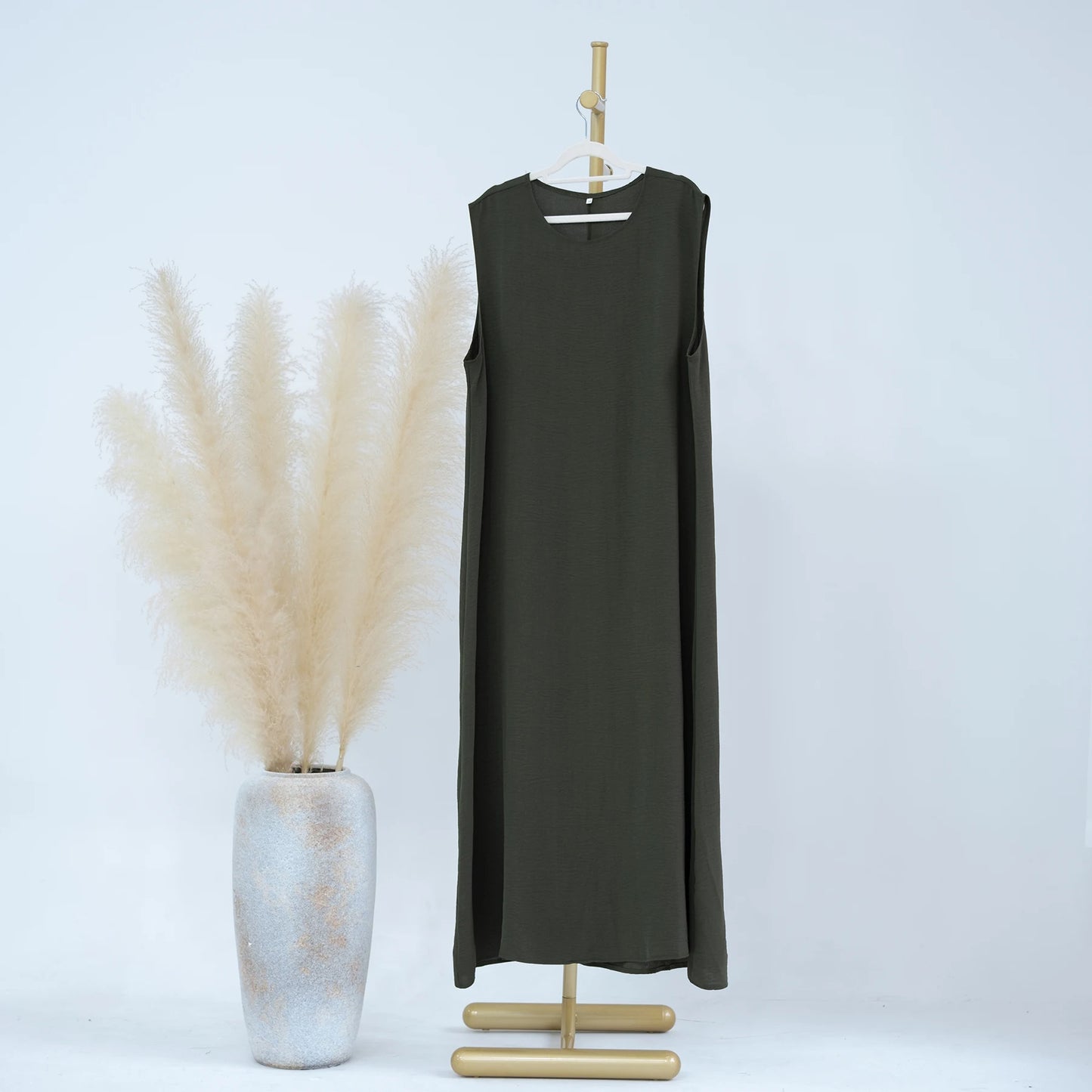 Abaya Inner Slip Dress - Beige - Nour Modesty