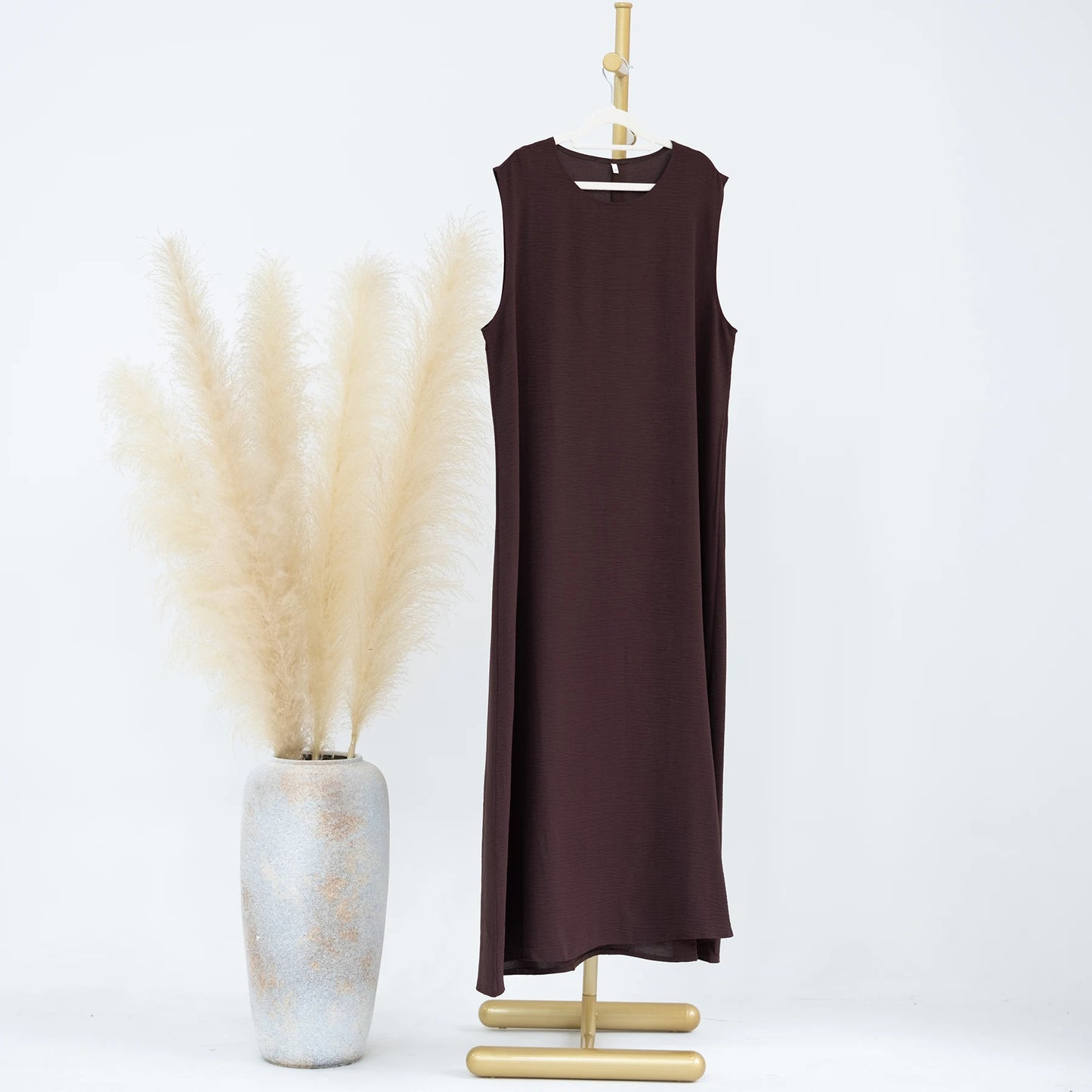 Abaya Inner Slip Dress - Beige - Nour Modesty