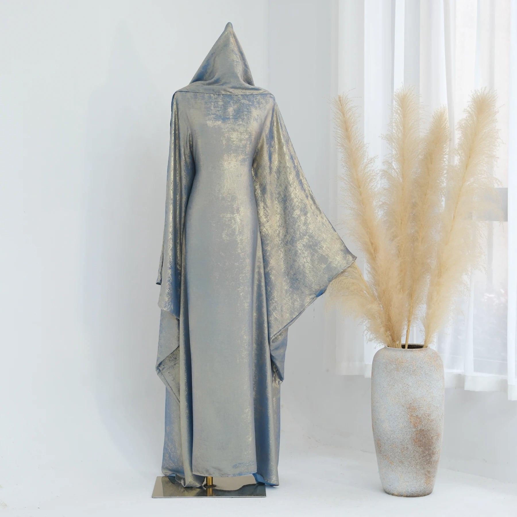 Luxury Butterfly Abaya - Red - Nour Modesty