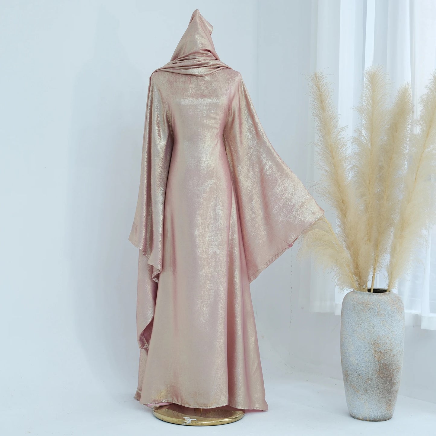 Luxury Butterfly Abaya - Red - Nour Modesty