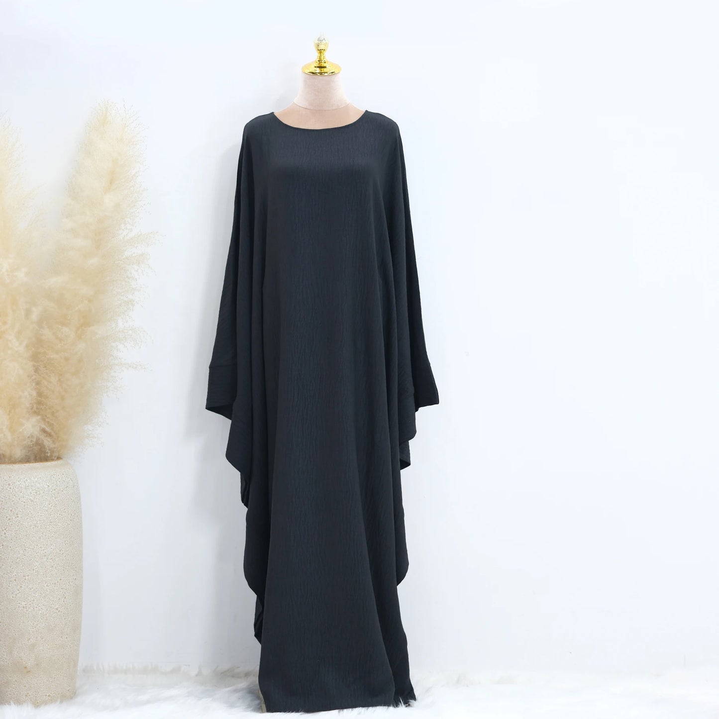 Linen Butterfly Abaya - Nour Modesty