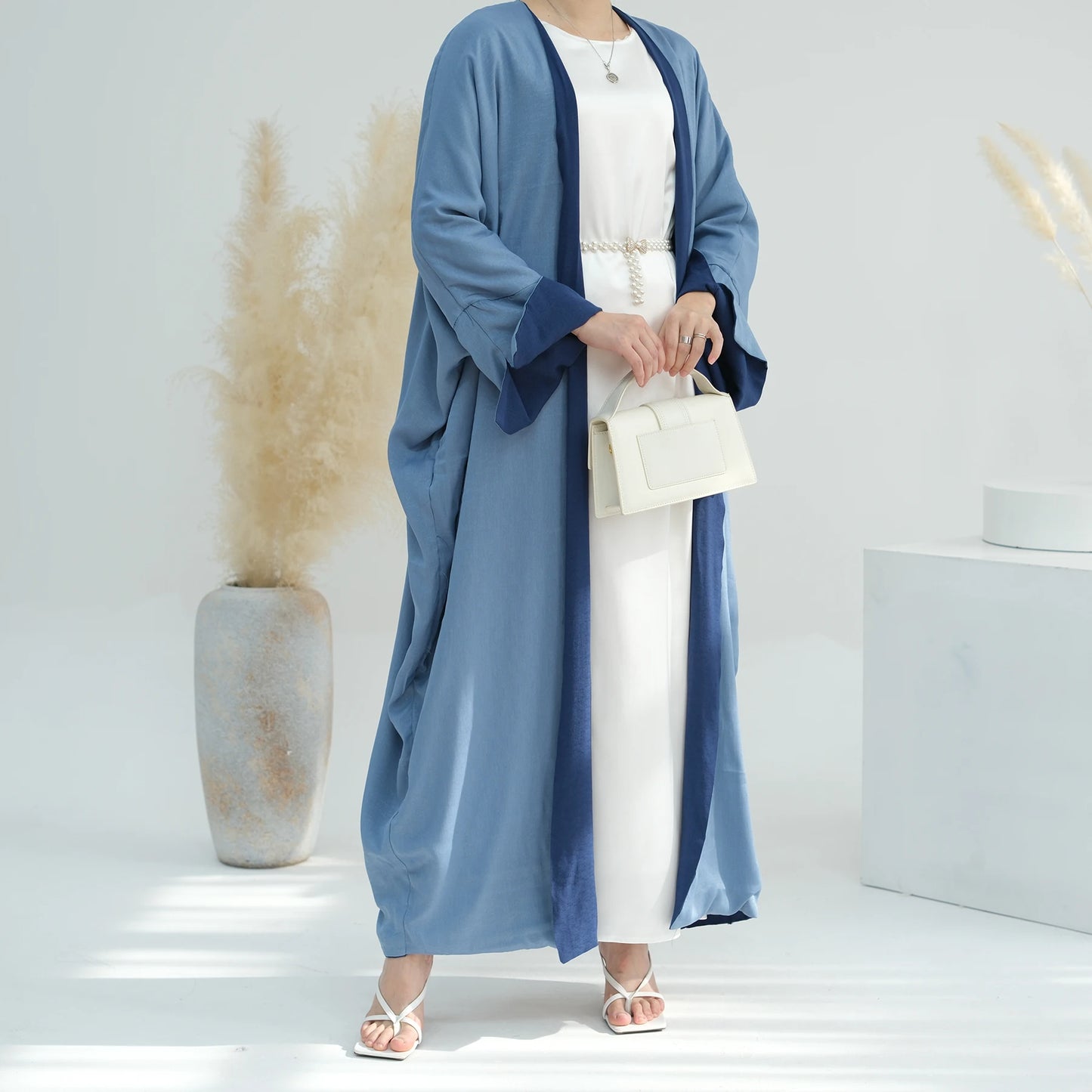 Reversible Linen Abaya - Nour Modesty