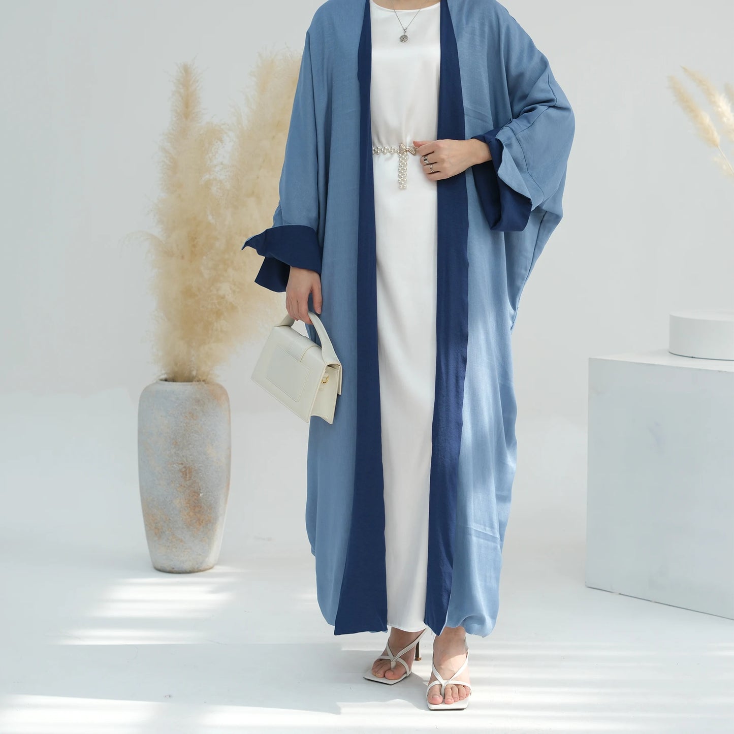 Reversible Linen Abaya - Nour Modesty
