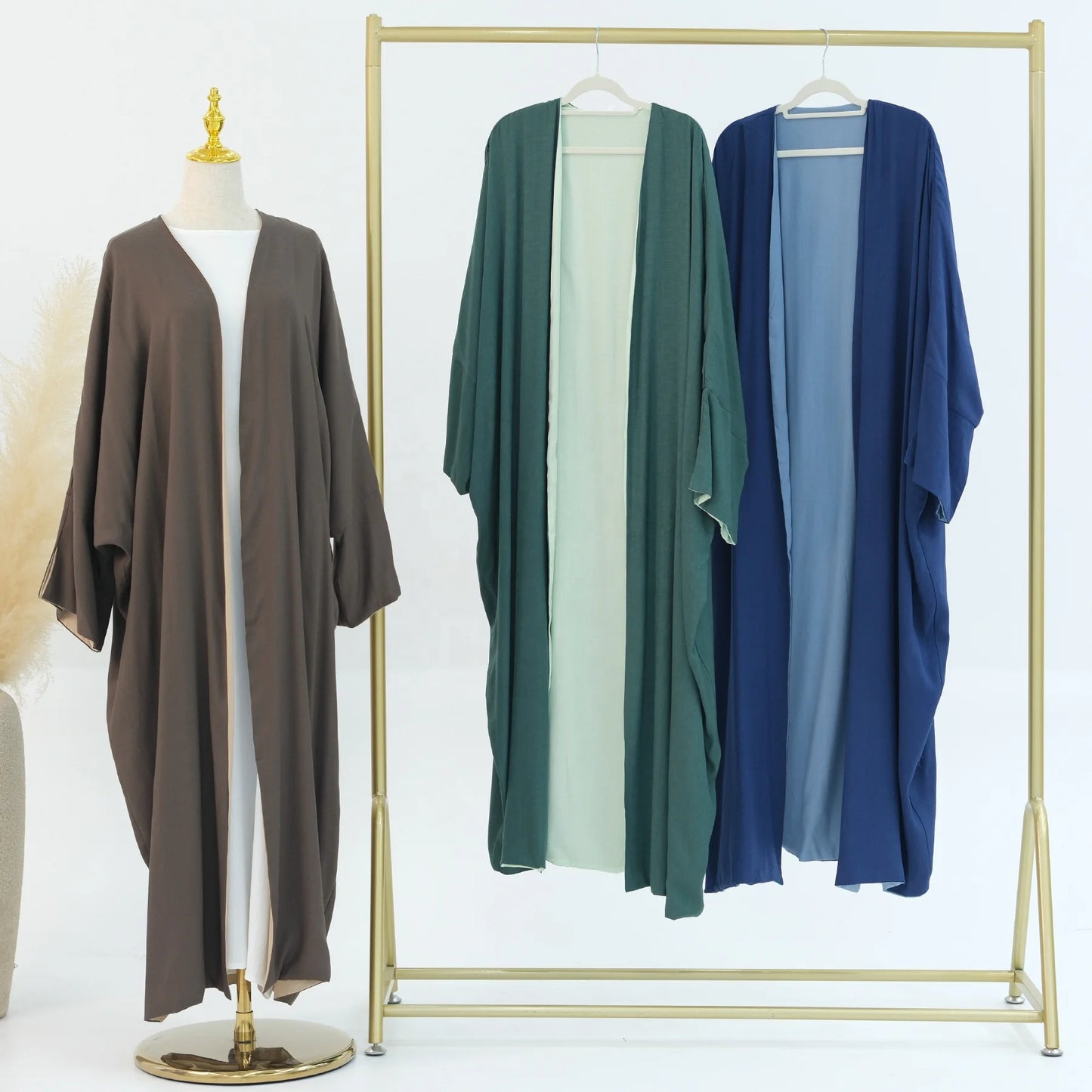 Reversible Linen Abaya - Nour Modesty