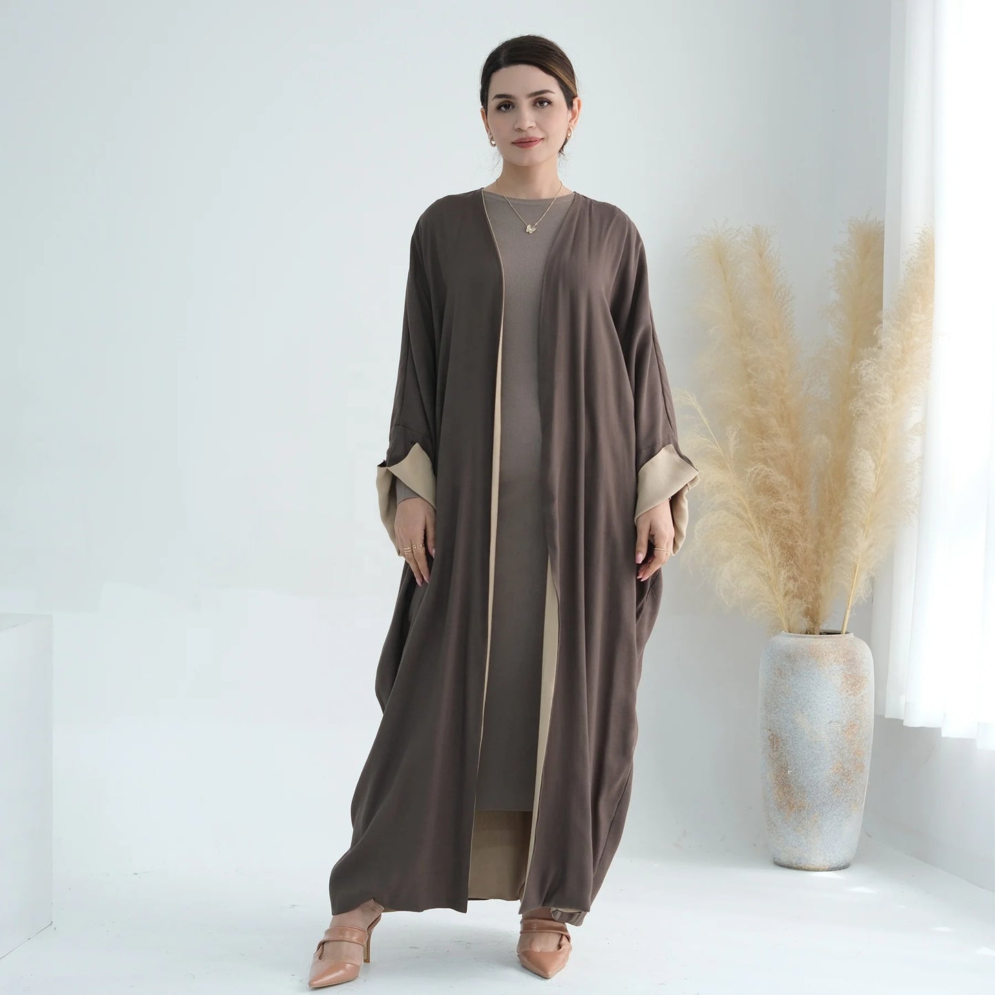 Reversible Linen Abaya - Nour Modesty