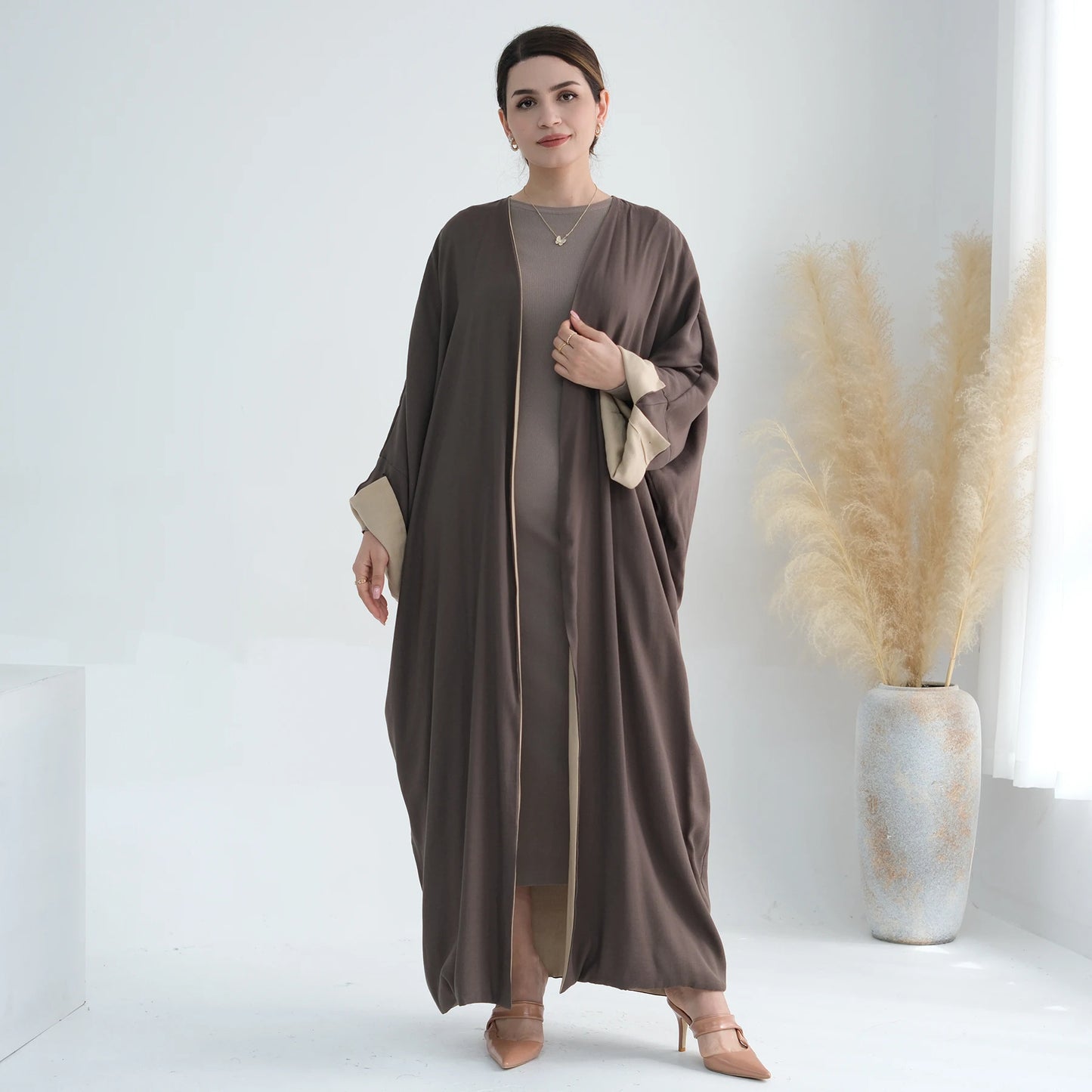 Reversible Linen Abaya - Nour Modesty