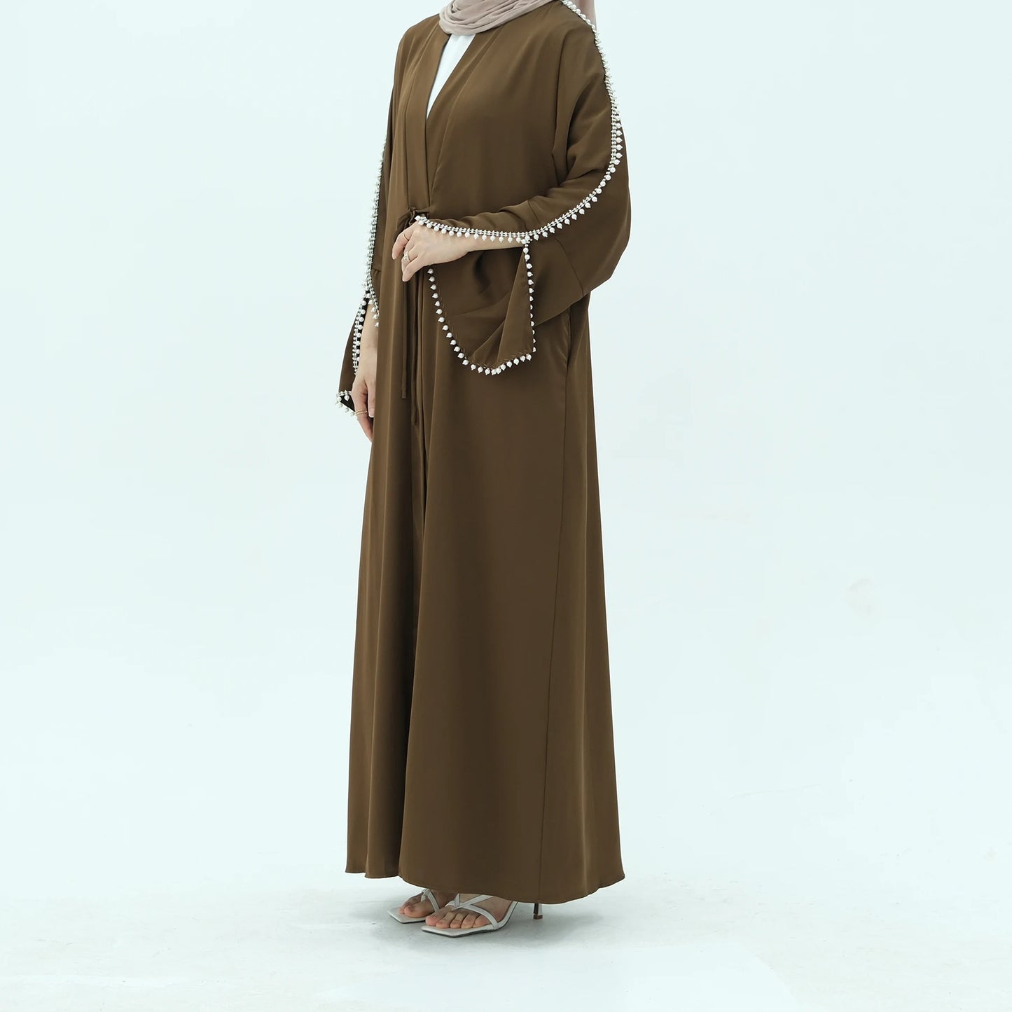 Luxury Silk Open Abaya