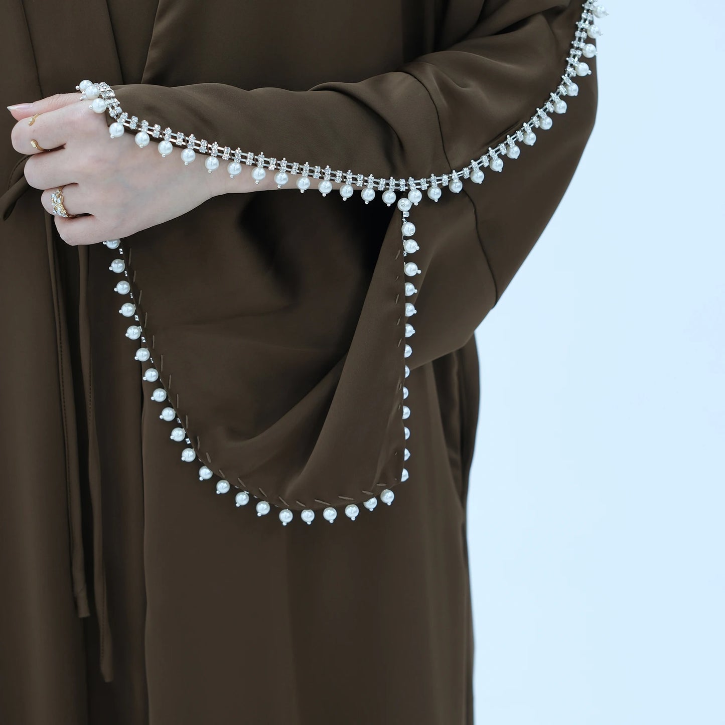 Luxury Silk Open Abaya
