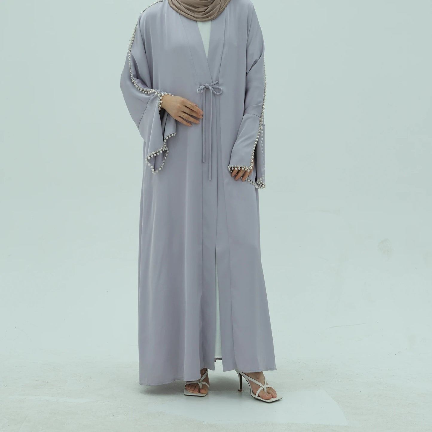 Luxury Silk Open Abaya
