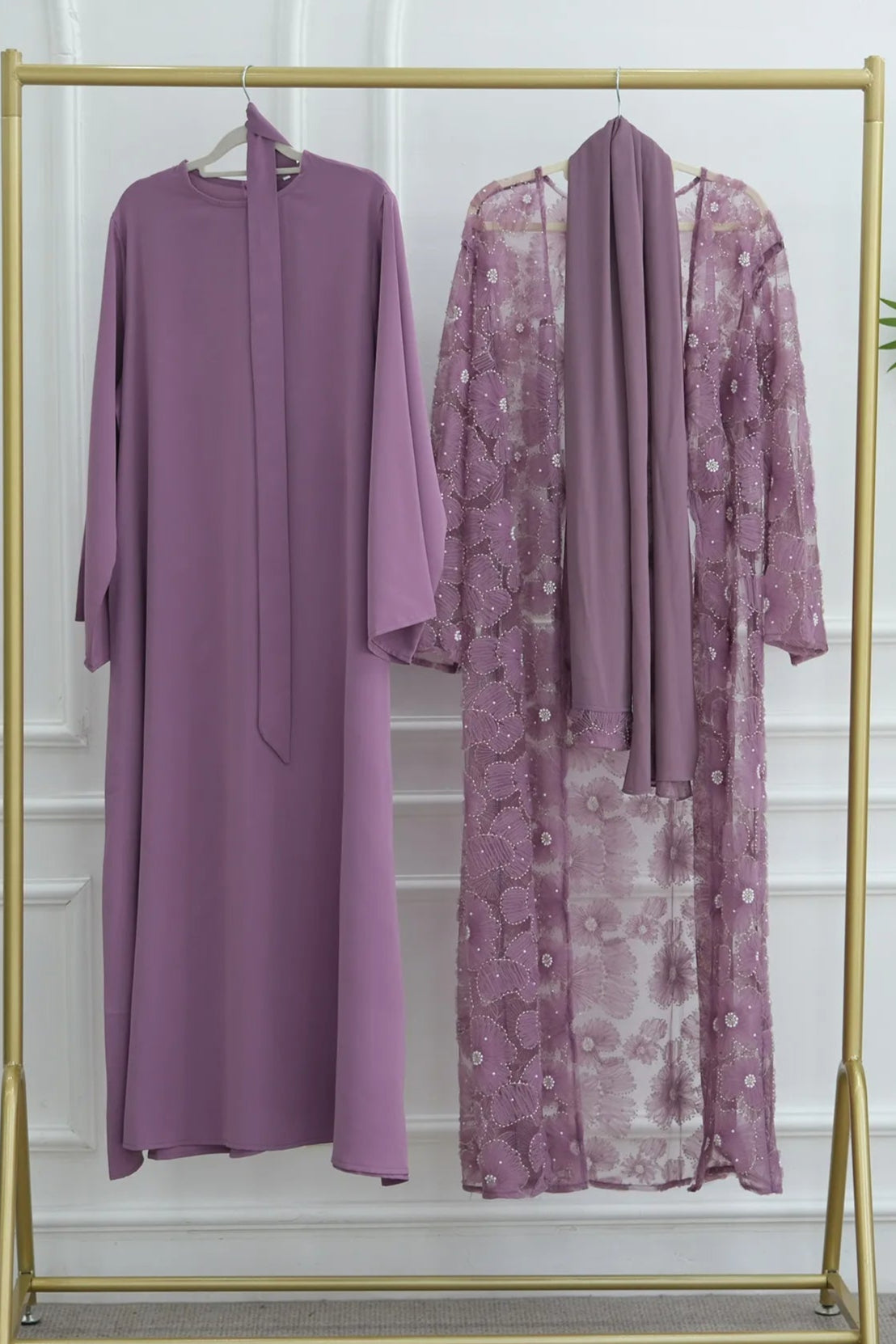 Mira Luxury Abaya Set