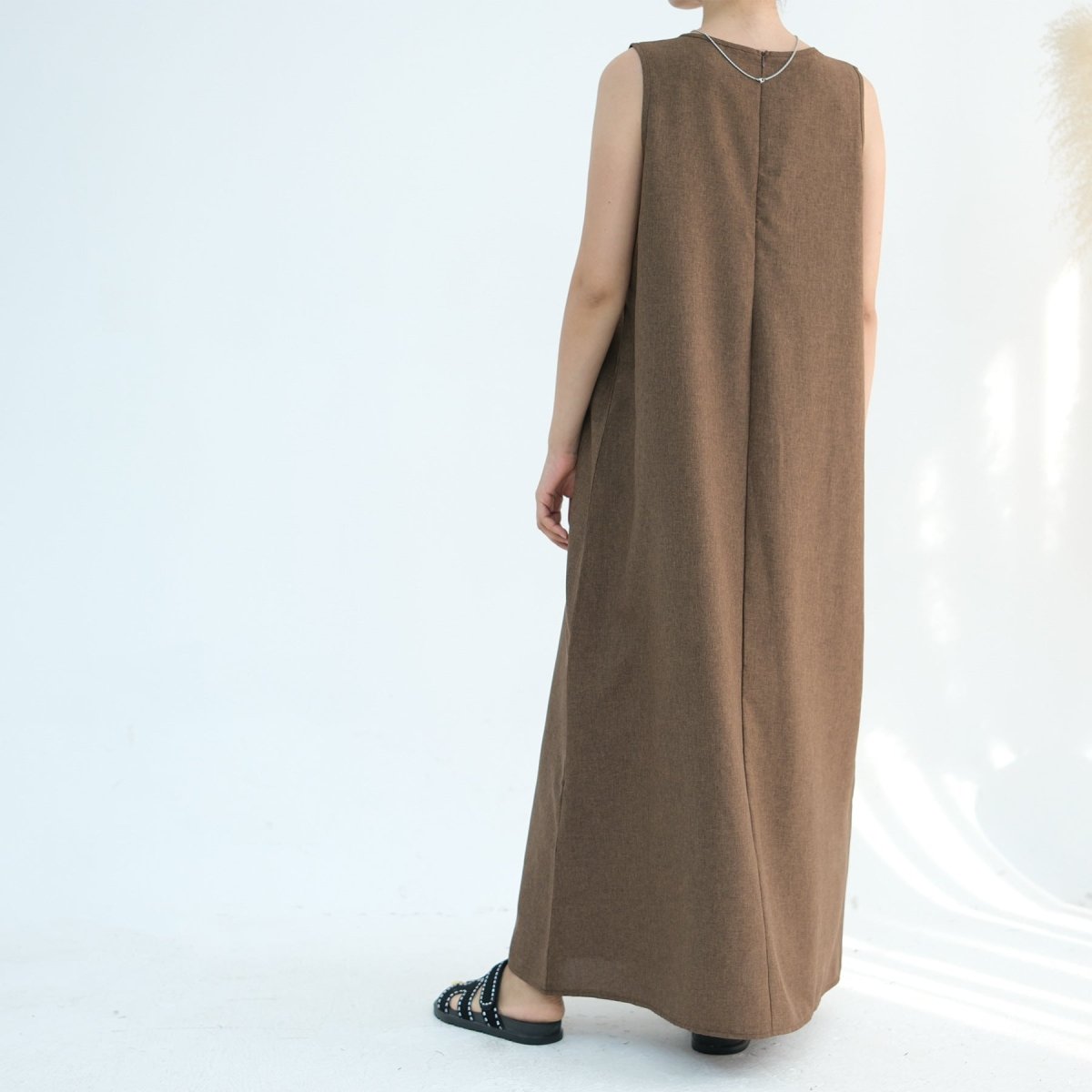 Noor Linen Abaya Set - Black - Nour Modesty