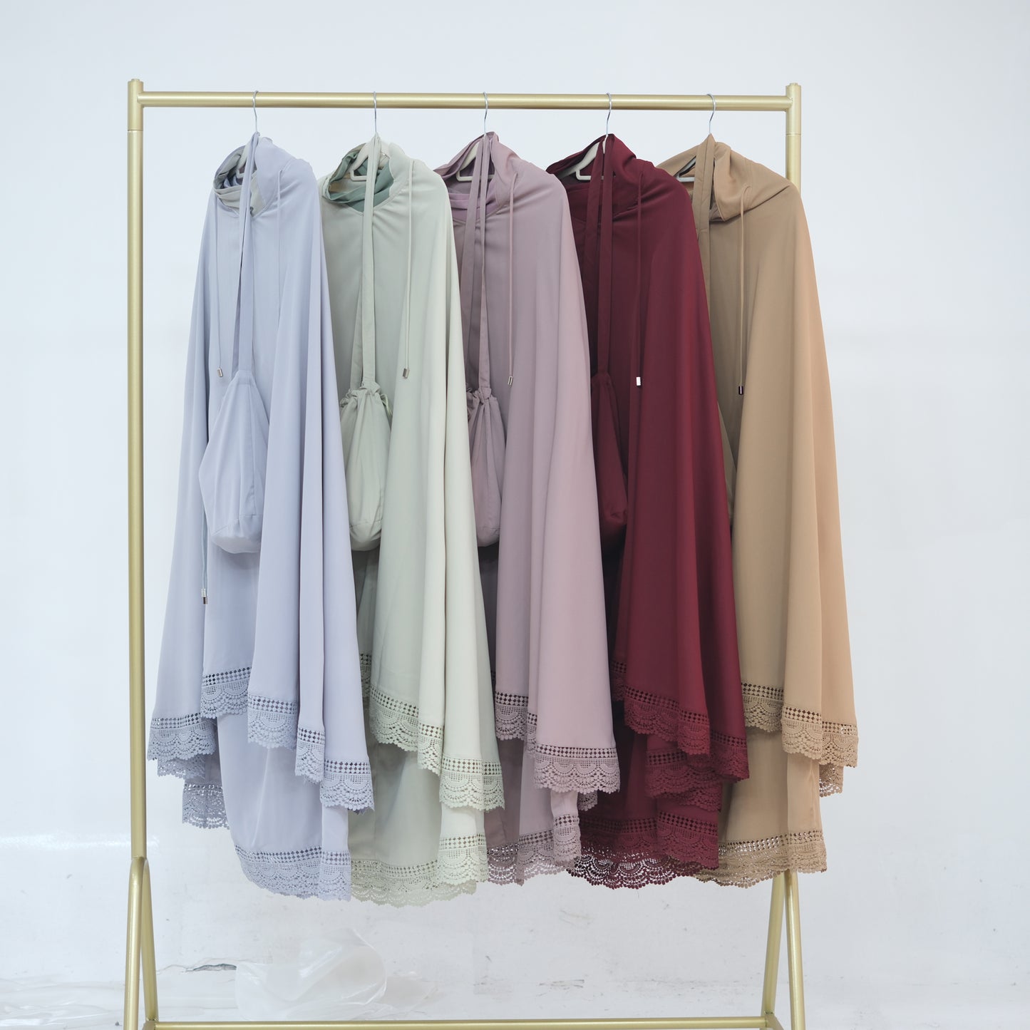 Prayer Abaya Jilbab Set - Purple - Nour Modesty