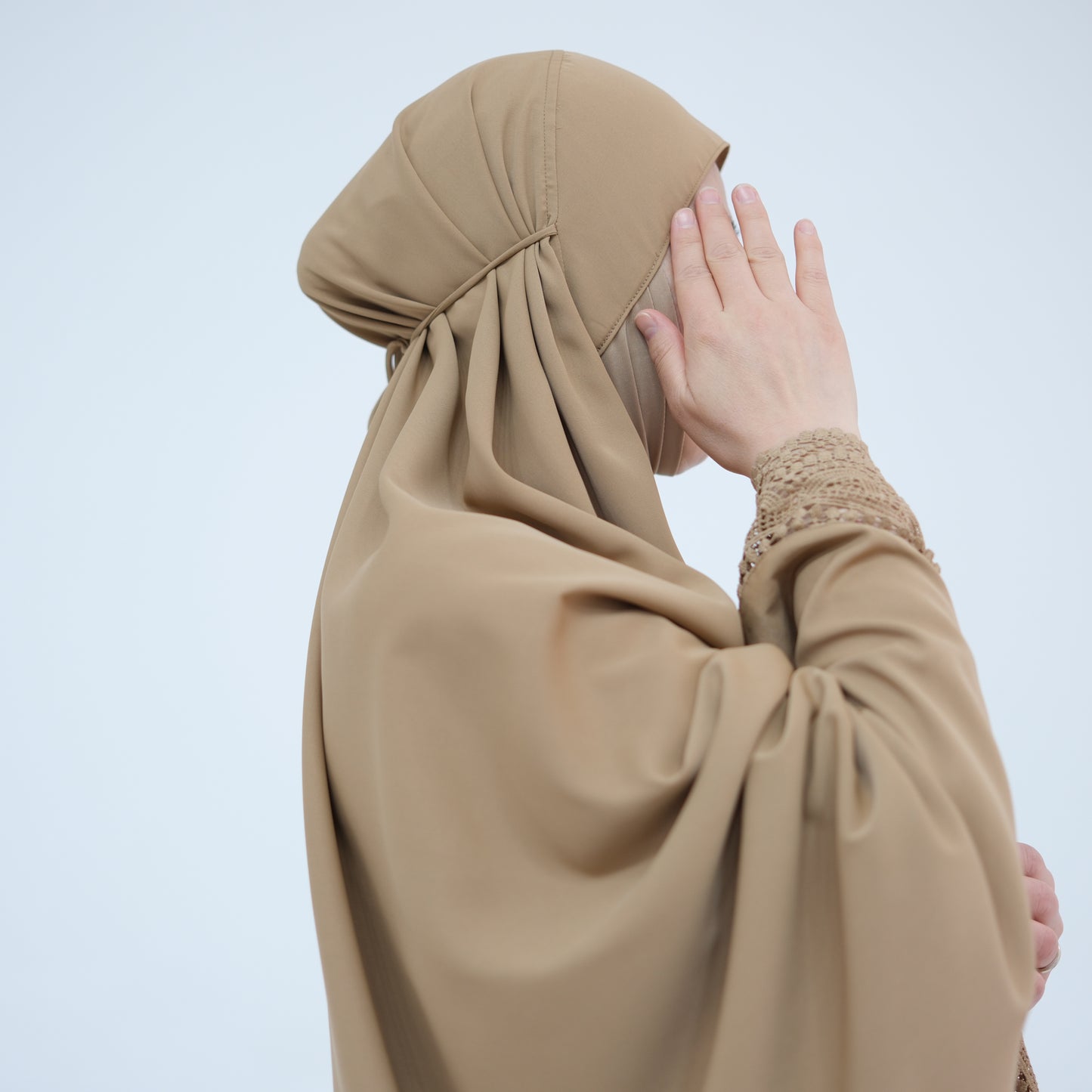 Prayer Abaya Jilbab Set - Purple - Nour Modesty