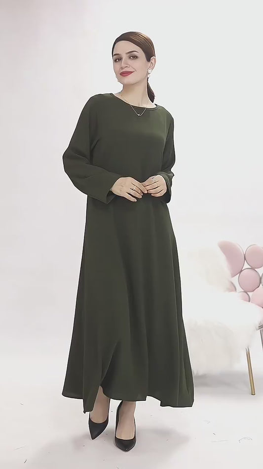 Abaya Inner Slip Dress - Long Sleeve