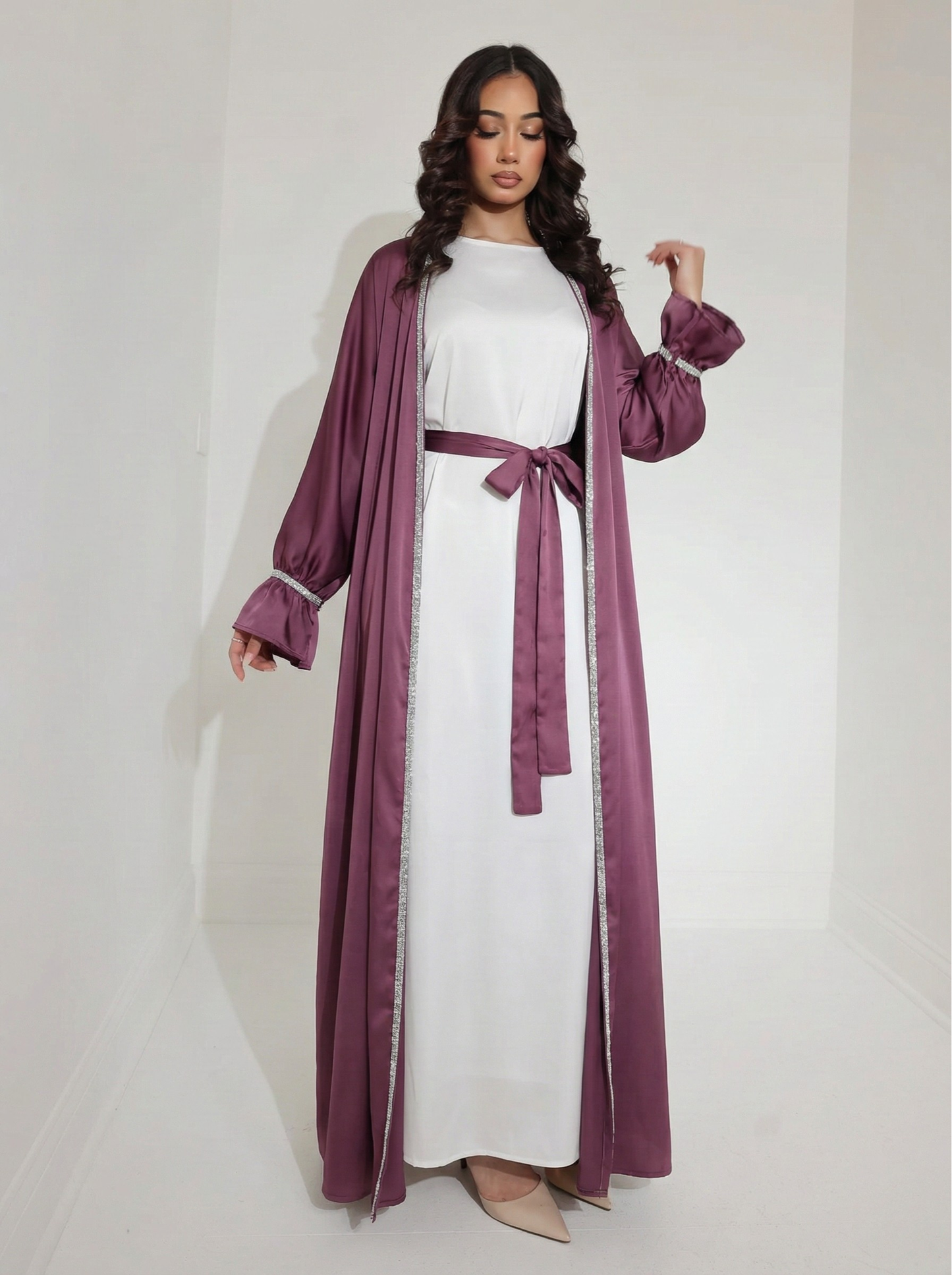 Luxury Abaya Set Green