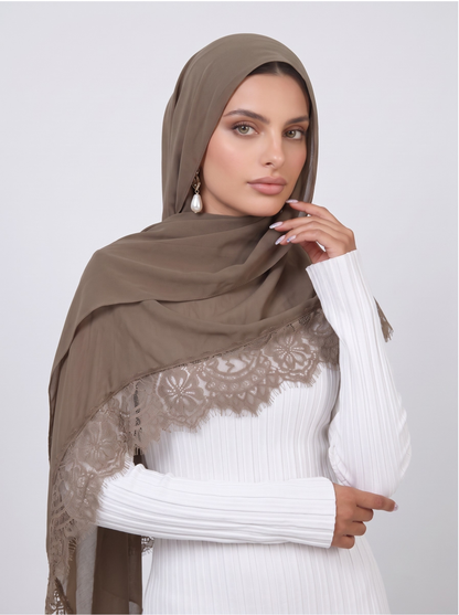 Lace Modal Hijab