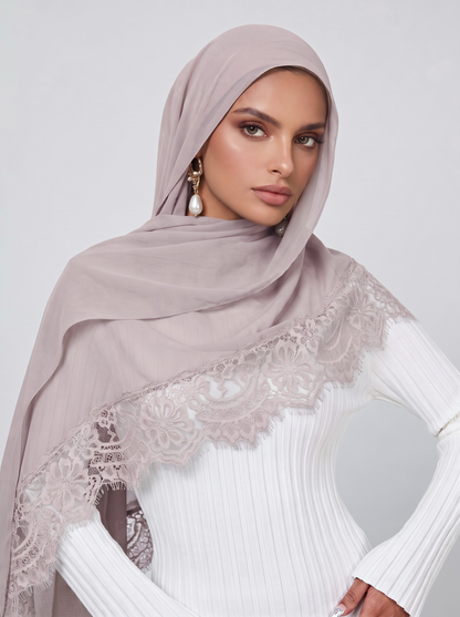 Lace Modal Hijab