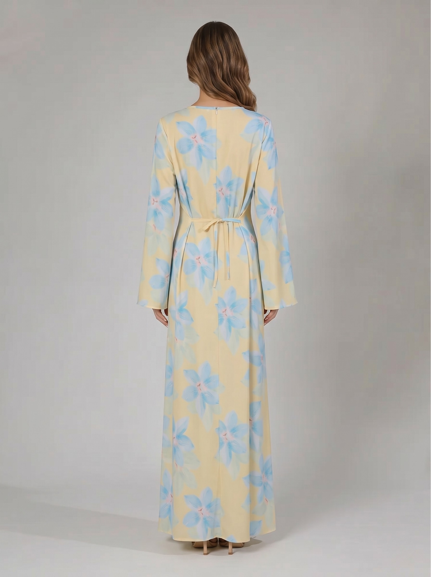 Sana Floral Maxi Dress - Nour Modesty