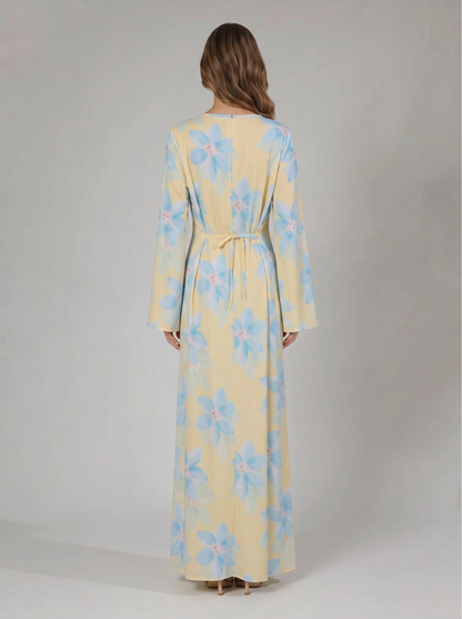 Sana Floral Maxi Dress - Nour Modesty