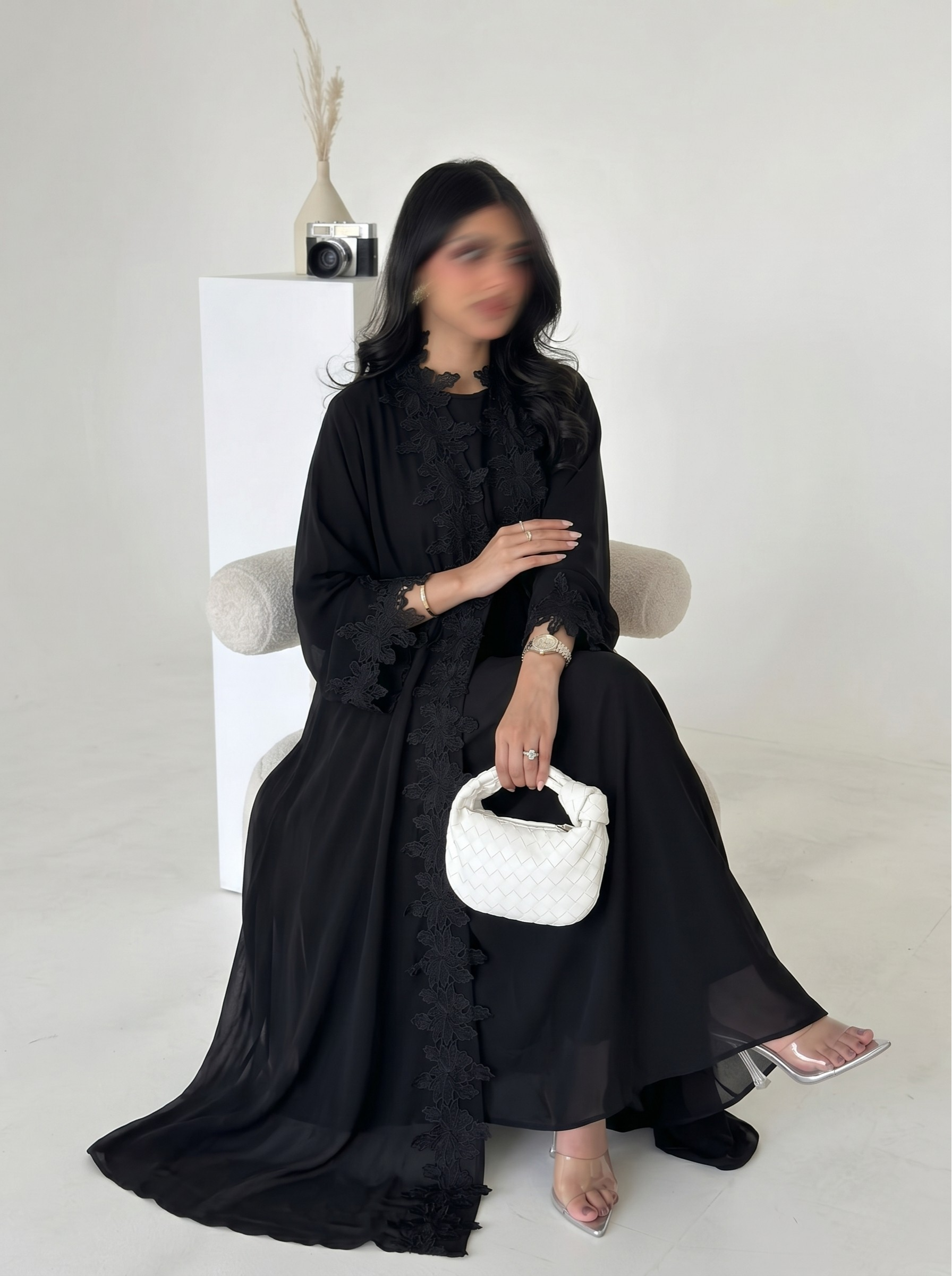 Amelie Lace Abaya Set - Nour Modesty