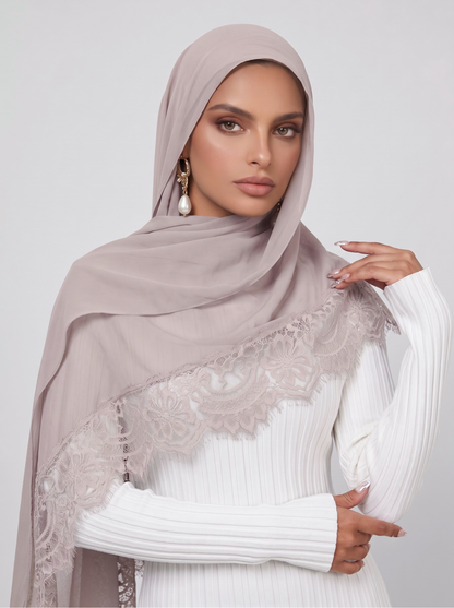 Lace Modal Hijab