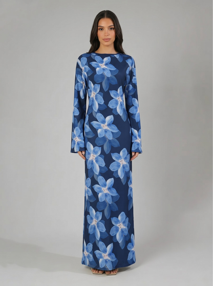 Sana Floral Maxi Dress - Nour Modesty