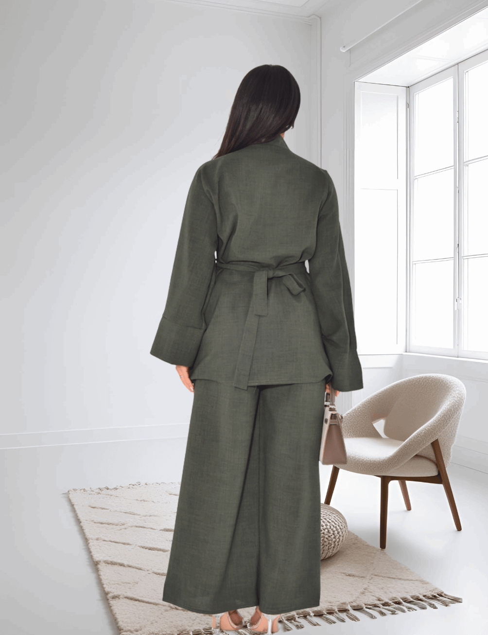 Sahra - Crinkled Linen 2pc Set