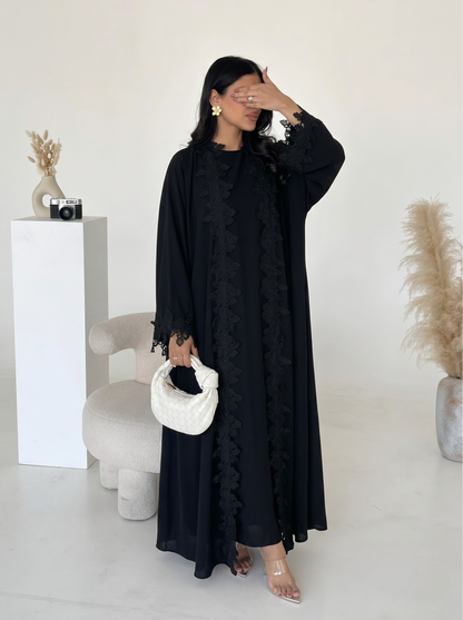 Amelie Lace Abaya Set - Nour Modesty