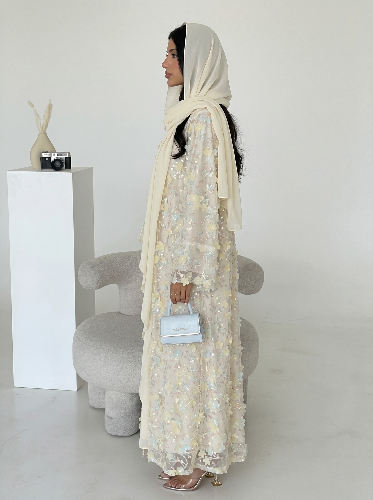 Safira Floral Abaya Set - Nour Modesty