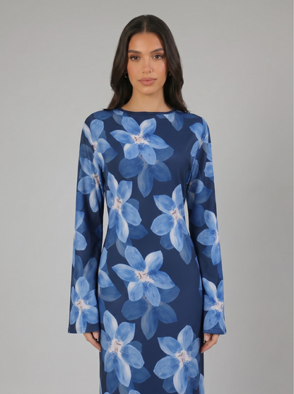 Sana Floral Maxi Dress - Nour Modesty