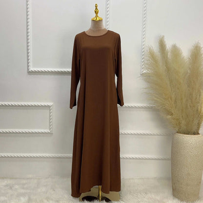 Abaya Inner Slip Dress - White