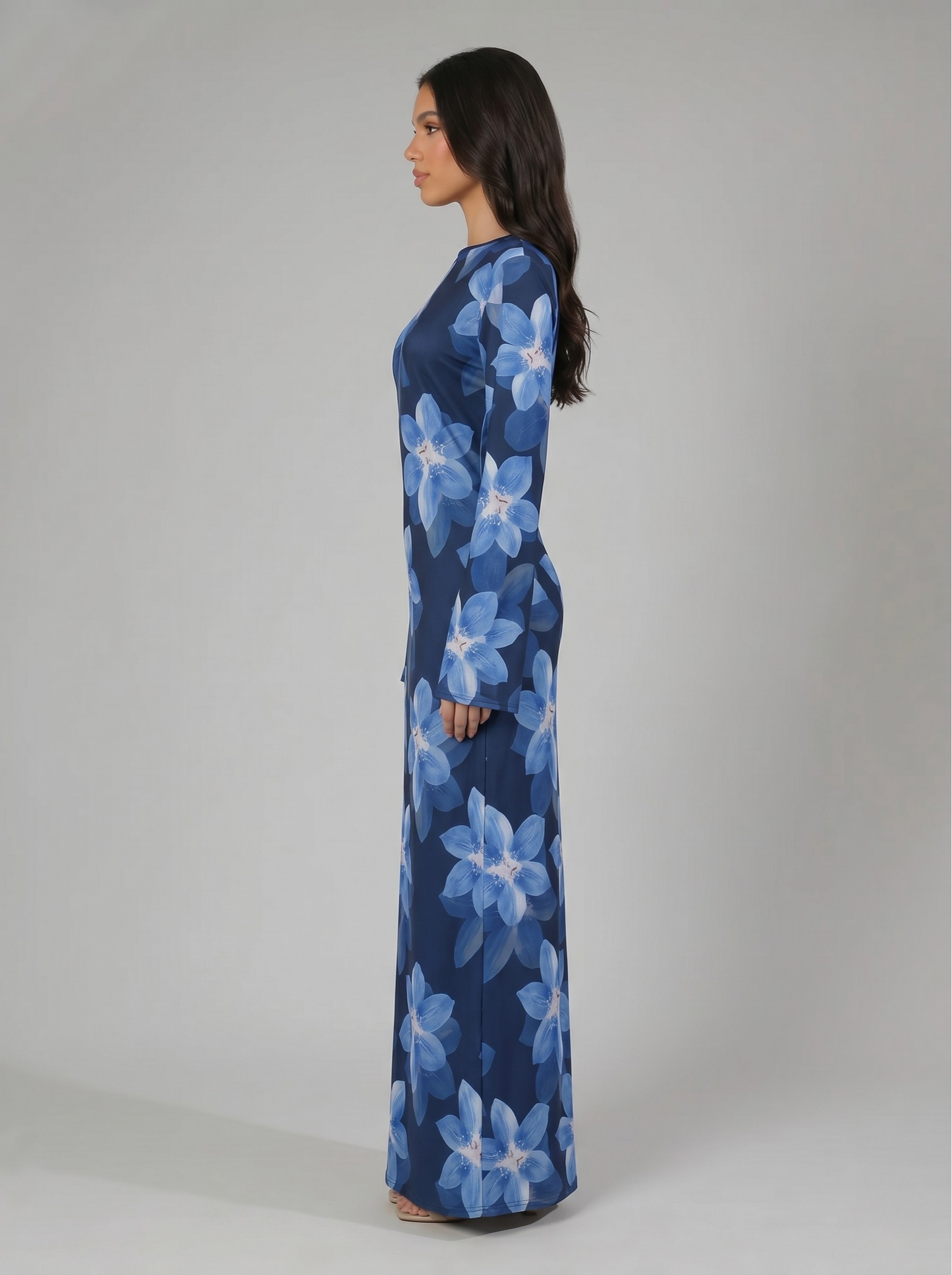 Sana Floral Maxi Dress - Nour Modesty